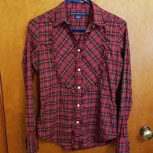 Ralph Lauren Plaid Button-down Shirt - Sz. 4